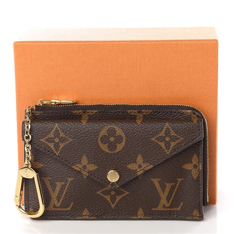 lv card holder monogram